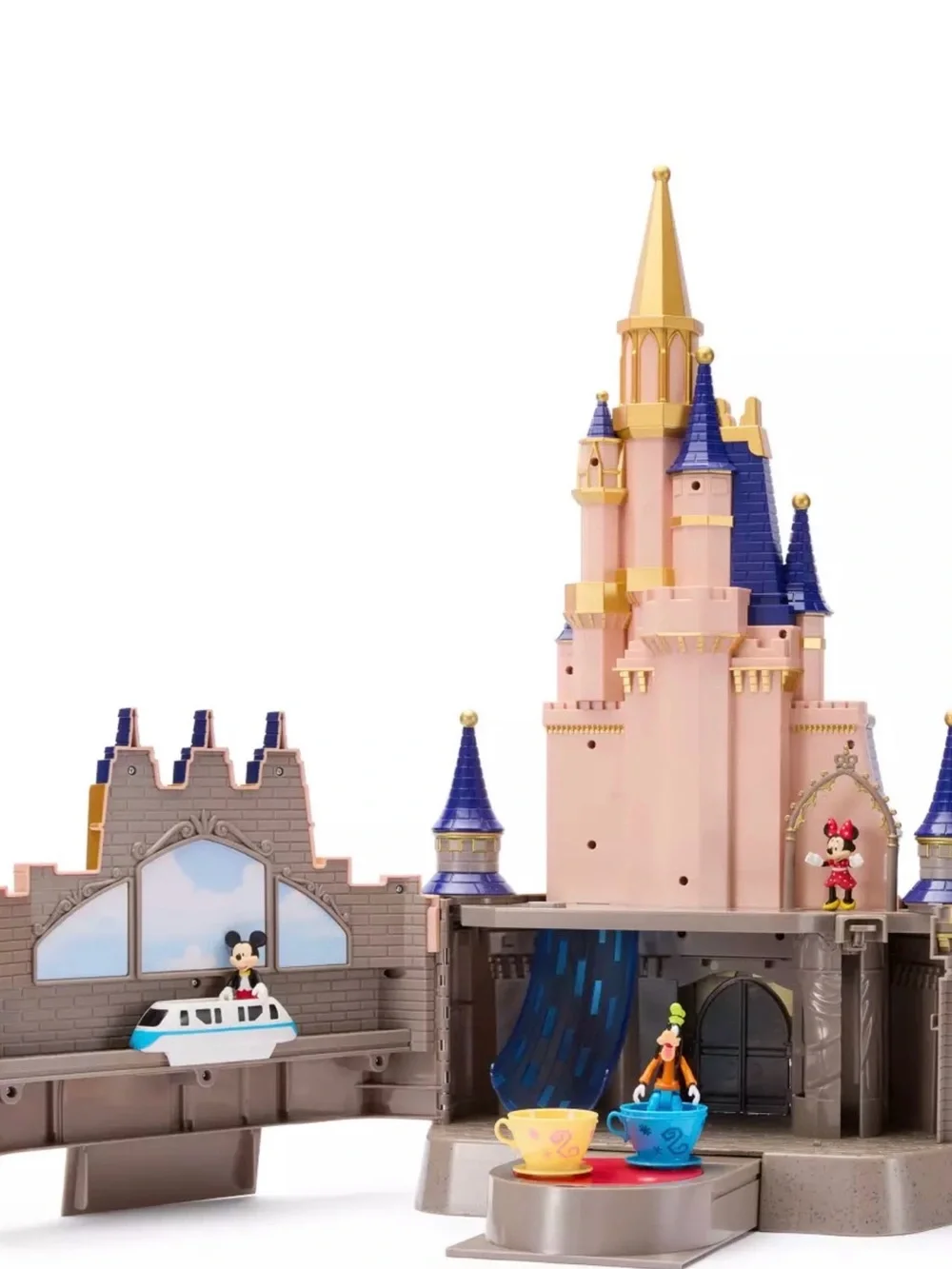 Disney-Inspired Pink & Blue Castle Playset - 50th Anniversary toy